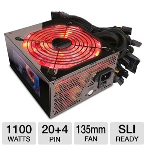 Apevia ATX-WA1100W Warlock 1100-Watt Power Supply