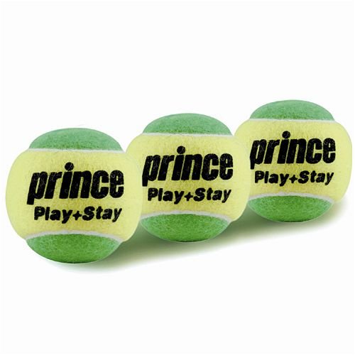Prince Play and Stay Stage 1 Tennis Balls - 3 ball can