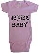 NYHC BABY - NEW YORK HARDCORE - BigBoyMusic Baby Designs - White, Blue or Pink Onesie / Baby T-shirt