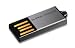 SuperTalent Pico-C Nickel Plated 16 GB USB 2.0 Flash Drive STU16GPCN