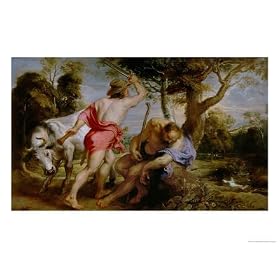 Mercury and Argos, Guardian of Io World Culture Giclee Poster Print by Peter Paul Rubens, 24x18