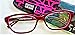 Foster Grant Peggy Magenta Reading Glasses with Case +2.50