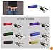 Pepper Spray In Blue Molded Keycase With Belt Clip - 0.5oz