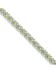 Sterling Silver Peridot Bracelet