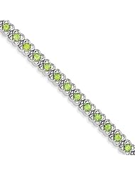 Sterling Silver Peridot Bracelet, Best Quality Free Gift Box Satisfaction Guaranteed