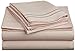 Clara Clark ® Supreme 1500 Collection 4pc Bed Sheet Set - King Size, Beige Cream