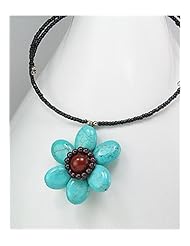 Flower Turquoise Necklace