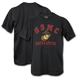 USMC INSIGNIA UNITED STATES MARINE CORPS T-SHIRT U.S. MILITARY APPAREL SHIRTS SIZE MEDIUM