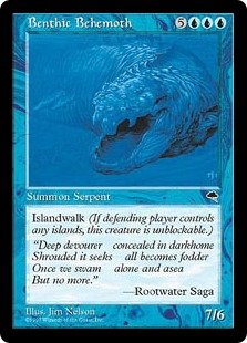 マジック：ザ・ギャザリング 【英語】 【テンペスト】水底のビヒモス/Benthic Behemoth