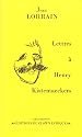 Lettres à Henry Kistemaeckers