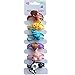 6Pcs Cute Animal Little Girl Hair Holder Girl's Hair Rope Ponytail Kids Holder Elastic Six Animal (animal)