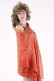 Premium Silk Reversible Bubbles Stole / Shawl / Wrap 28x78