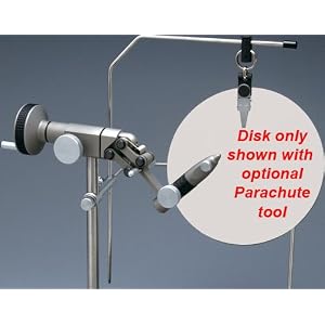 C&F Design CFT-50 Fly Fishing Vise Sight Plate Green / White Fly Tying
