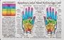Inner Light Resources Rainbow Cards & Charts Series - Hand Reflexology Crd (rainbow coded) - Original Rainbow Series Wallet Cards
