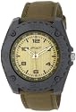 Sprout Unisex ST3002GYGYOL Eco-Friendly Corn Resin Olive Organic Cotton Strap Watch