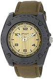 Sprout Unisex ST3002GYGYOL Eco-Friendly Corn Resin Olive Organic Cotton Strap Watch