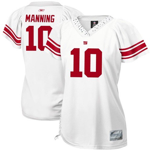 Reebok New York Giants Eli Manning Women's Field Flirt Fashion Jersey Large