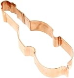 Old River Road Violin Shape Cookie Cutter, Copper