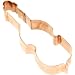 Old River Road Violin Shape Cookie Cutter, Copper