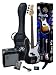 SX BG1K BK + BA1565 Bass Package w/ Amp, Carry Bag, Strap and Instructional DVD