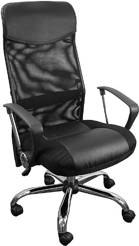 Leather Office Chair - High Back Executive Contemporary Swivel Chair - BT-905-GG