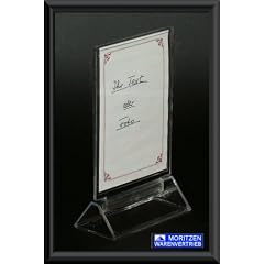 5 x Hinweisschild 10 x 15 cm - Angebotstafel Speisekartenhalter Werbetafel Tischst�nder Men�kartenhalter Schild Tafel Kartenhalter St�nder Angebotsst�nder Tischangebot Tischtafel Werbeschild Werbest�nder Werbetafel ideal f�r Werbung und Angebote Namensschild Empfang Fotost�nder Fotorahmen
