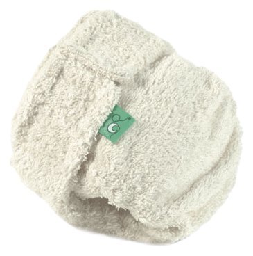 Childrens Toyshop  Toys : Tots Bots : Nappy Cotton 1 Aplix Unbleached 8-18lbs