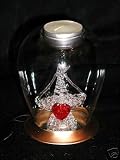 YACHT SAILBOAT NAUTICAL MARITIME BLOWN GLASS ART CRYSTAL GIFT CANDLE HOLDER