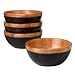 Kitchen & Housewares : 2-Tone Wood Bowls - 7