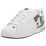  : DC Women's Court Graffik SE Sneaker,White/Black,6 M