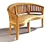 Grade A Teak Contemporary Bench