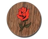 Rose Marquetry Inlay