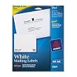 Avery&reg; White Shipping Labels for Inkjet Printers with  TrueBlock(TM) Technology, 3-1/3 inches x 4 inches, Pack of 150 (8164)
