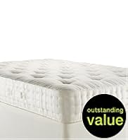 Sprung-Edge Suede Divan with 4 Large Drawers & M100 Mattress