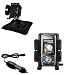 Samsung SGH-L760 Auto Bean Bag Dash Holder with Car Charger - Uses Gomadic TipExchang...