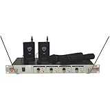 NADY 401X-QUAD-LT/E4/F 4-CHANNEL Professional Vhf Wireless Hand-held Microphone System