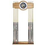 NBA Utah Jazz Billiard Cue Rack with Mirror