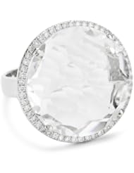Suzanne Kalan "Antique" White Topaz Ring
