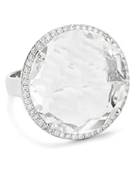 Suzanne Kalan "Antique" White Topaz Ring