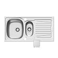 Pyramis 100133212 Sparta Edelstahlsp�le 100 x 50 / 1,5B 1D