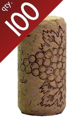 #8 Straight corks 8" x 1 3/4" Bag of 100 by Midwest Homebrewing Supplies