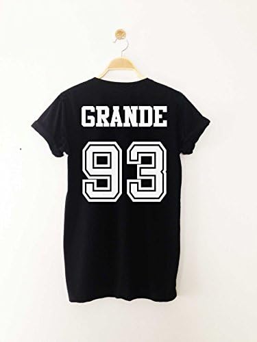 SIZE "M" Black color Ariana Grande 93 T shirt unisex/ Disney T shirt / quote T shirt / slogan T shirt /silk screen printed with 100% soft cotton high quality