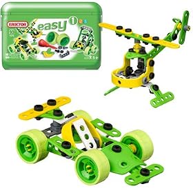 Erector Build & Play Construction Bucket, 101 Pieces