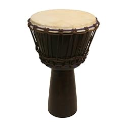 Djembe, 13" x 24", Mango Wood, Dark