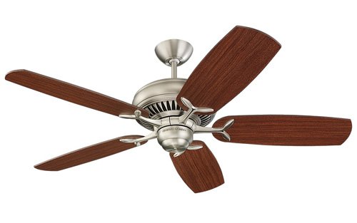Monte Carlo 5DCR52EP DC52 52-Inch 5-Blade Ceiling Fan with Remote and Mahogany Blades, English Pewter Monte Carlo 5DCR52EP DC52 52-Inch 5-Blade Ceiling Fan with Remote and Mahogany Blades, English Pewter