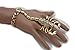 TFJ Women Fashion Jewelry Hand Chain Metal Long Scorpion Wrist Bracelet Slave Ring Gold