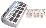 Hitech 9V 10-Slot Charger with 10 9V Ni-Cd 120mAh Batteries