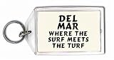 Del Mar: Where The Surf Meets The Turf Keychain