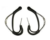 2PCS Long Large Left and Right Earhooks for Aliph Jawbone 1 1st Old Model Wireless Bluetooth Headset Ear Hook Loop Clip Earhook Hooks Loops Clips Earloop Earclip Earloops Earclip Replacement Part Parts