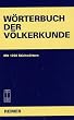 W�rterbuch der V�lkerkunde: Mit 1250 Stichw�rtern